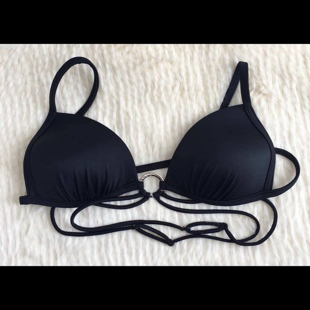 Venus | enhancer push up bikini top | black adjustable B cup | open to offers